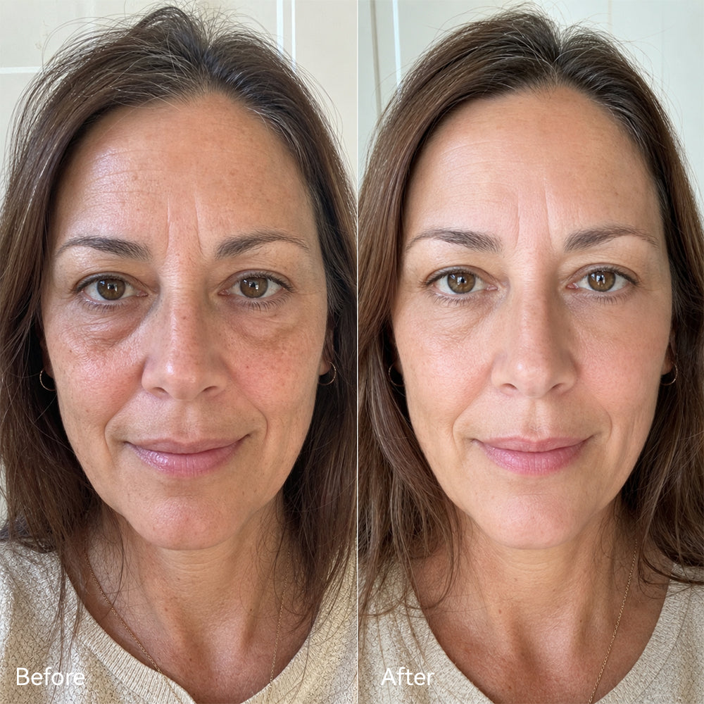 Aurovessa color changing foundation result