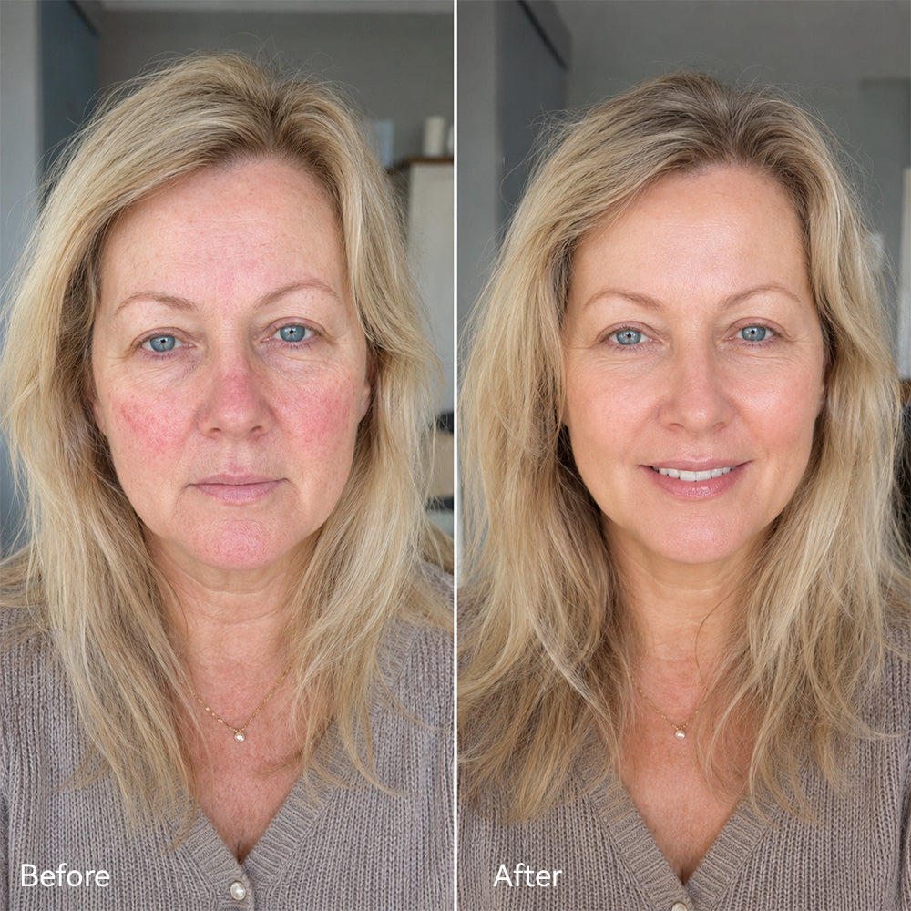 Foundation color matching result